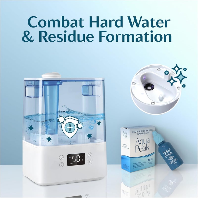 Berkland [2-Pack] Humidifier Drops for a Clean Tank - 400+ Uses - Food Grade Humidifier Cleaner - Slows Residue Accumulation and Scaling - Made in USA - Humidifier Water Treatment Cleaning Solution - Image 2